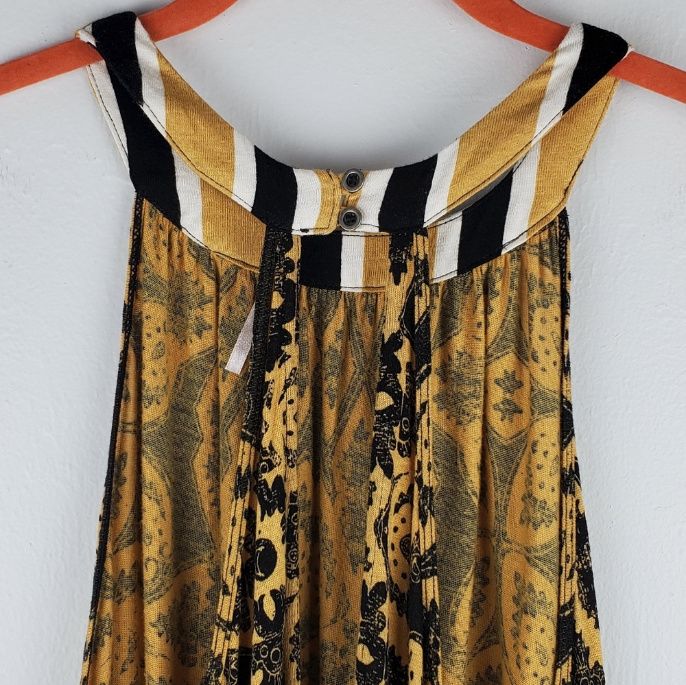 FREE PEOPLE MIMI BLACK COMBO TUNIC - Picture 6 of 7